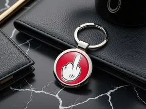 Metal Keychain Stainless Steel and Sturdy Build